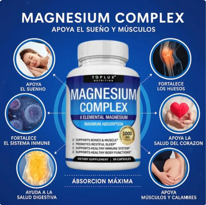 Gran Promo 2 X 1. Más Energía, Mejor Descanso y Menos Dolor Con Magnesio Complex