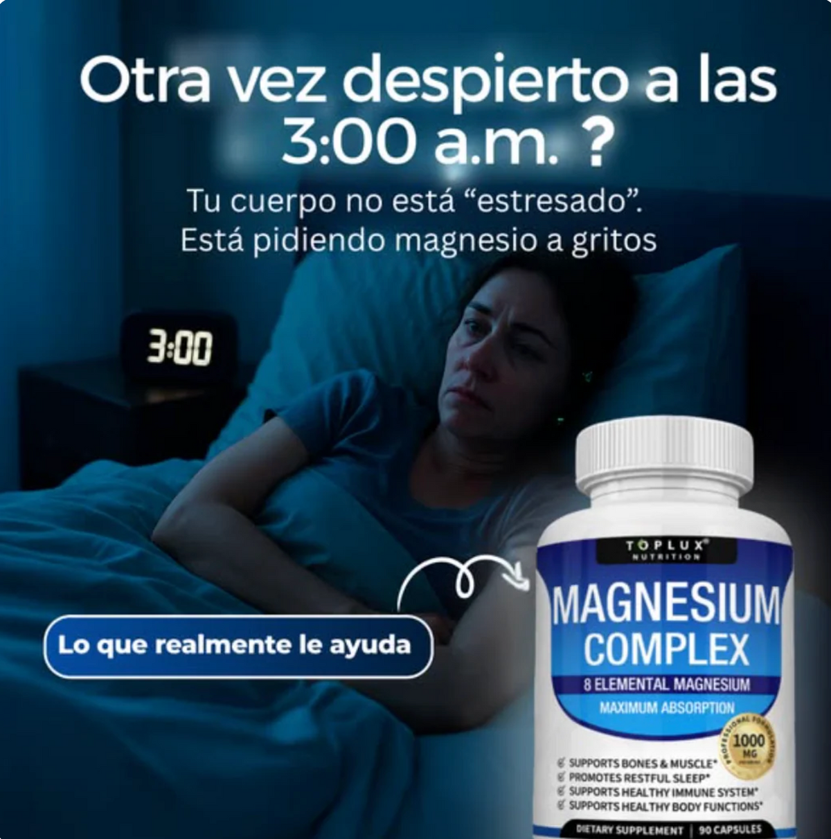 Gran Promo 2 X 1. Más Energía, Mejor Descanso y Menos Dolor Con Magnesio Complex