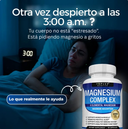 Gran Promo 2 X 1. Más Energía, Mejor Descanso y Menos Dolor Con Magnesio Complex