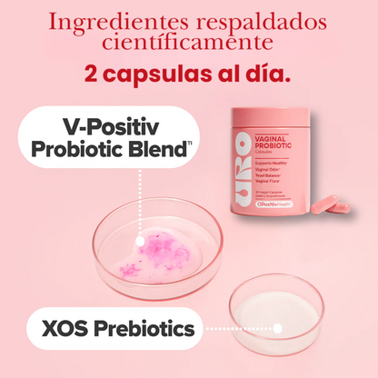 Los Mejores Probioticos Vaginales URO 60 Cápsulas