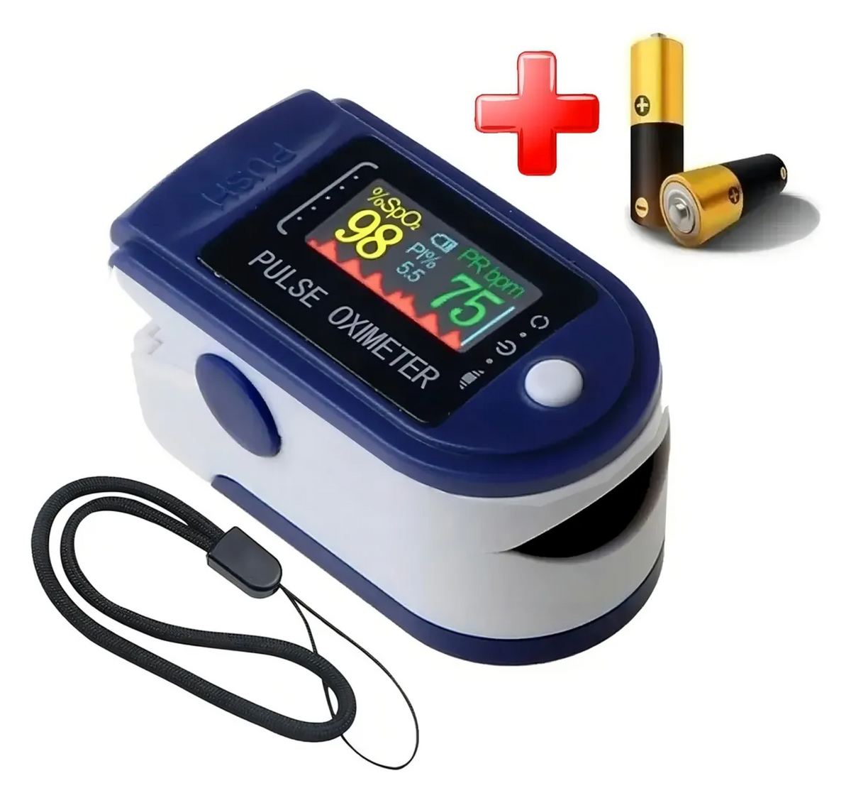Controla Tu Salud En Segundos Con Oxímetro Digital de Pulso LK87 OLED