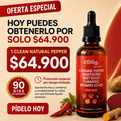 Clean Nutra | VascuGlow Berberina | Controla el Azúcar Y Protege tu Corazón
