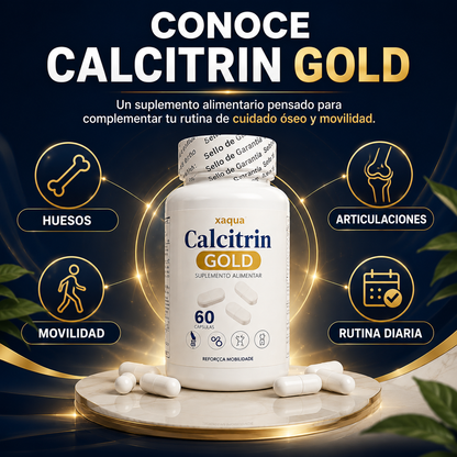 Calcitrin Gold | Fortalece Tus Huesos y Articulaciones para Volver a Moverte Sin Límites