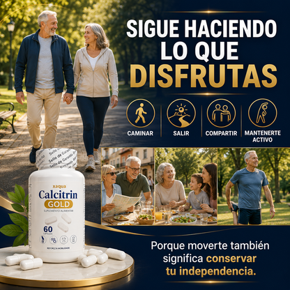 Calcitrin Gold | Fortalece Tus Huesos y Articulaciones para Volver a Moverte Sin Límites