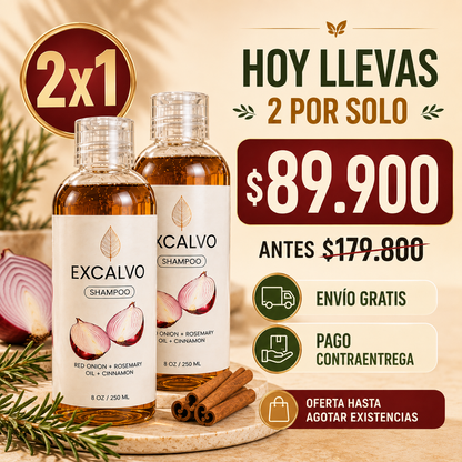 Excalvo Súper Promo 2*1 Shampoo