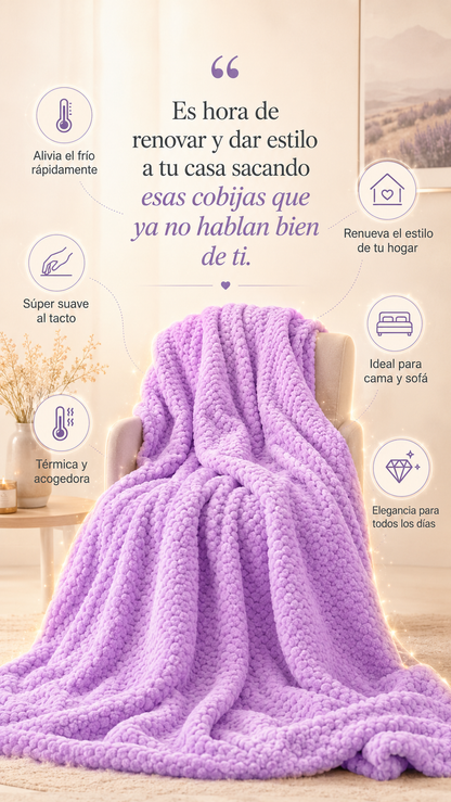 Cobija Piel de Conejo Premium – Renueva tu Hogar con Estilo