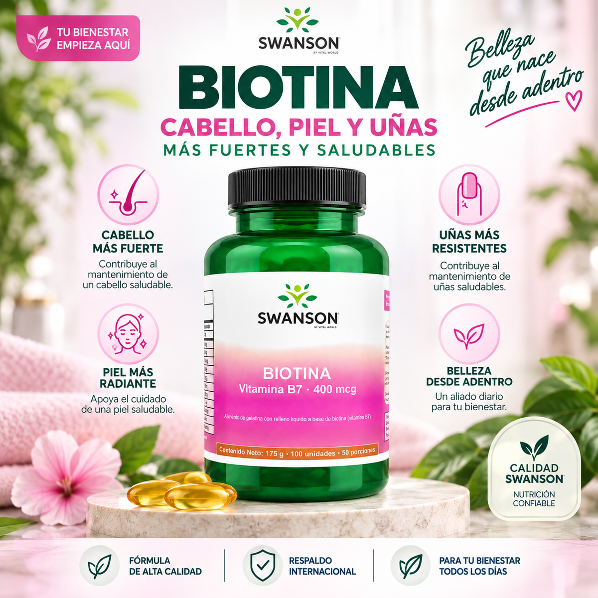 BIOTINA SWANSON BY VITAL WORLD